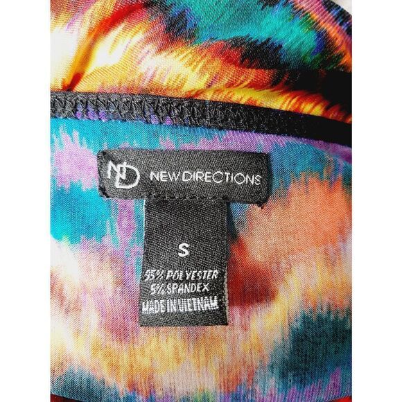 New Directions small multi color sleeveless maxi dress - Picture 3 of 3